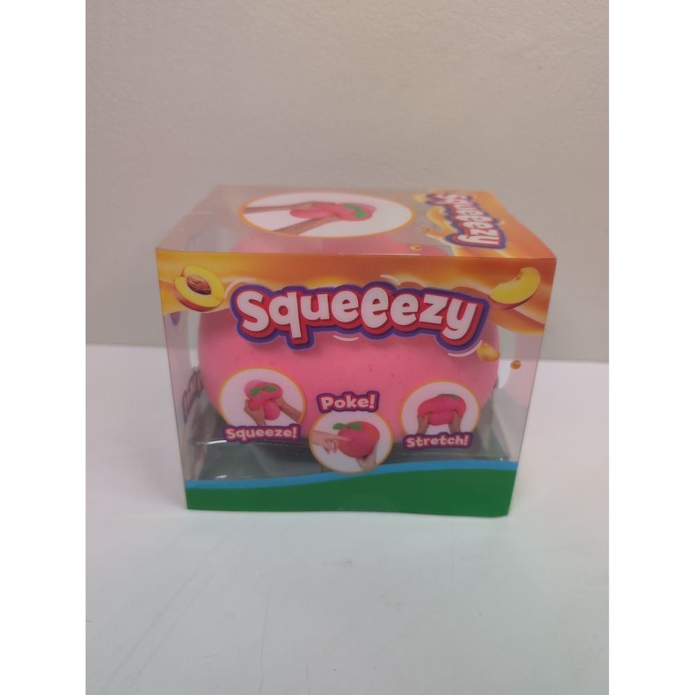 Sunny Days Jumbo Squeezy Peach– Peachy Squishy Toy, Stress Relief TikTok Viral!